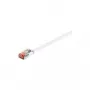 Wentronic Goobay CAT 6 platte patchkabel, U/FTP, wit, 7,5 m - koper (94920)