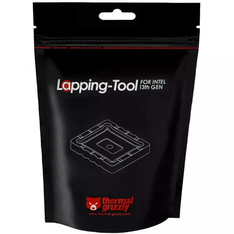 Lapping Tool 13e & 14e gen. Intel CPU, schuur-/polijstaccessoire (transparant)