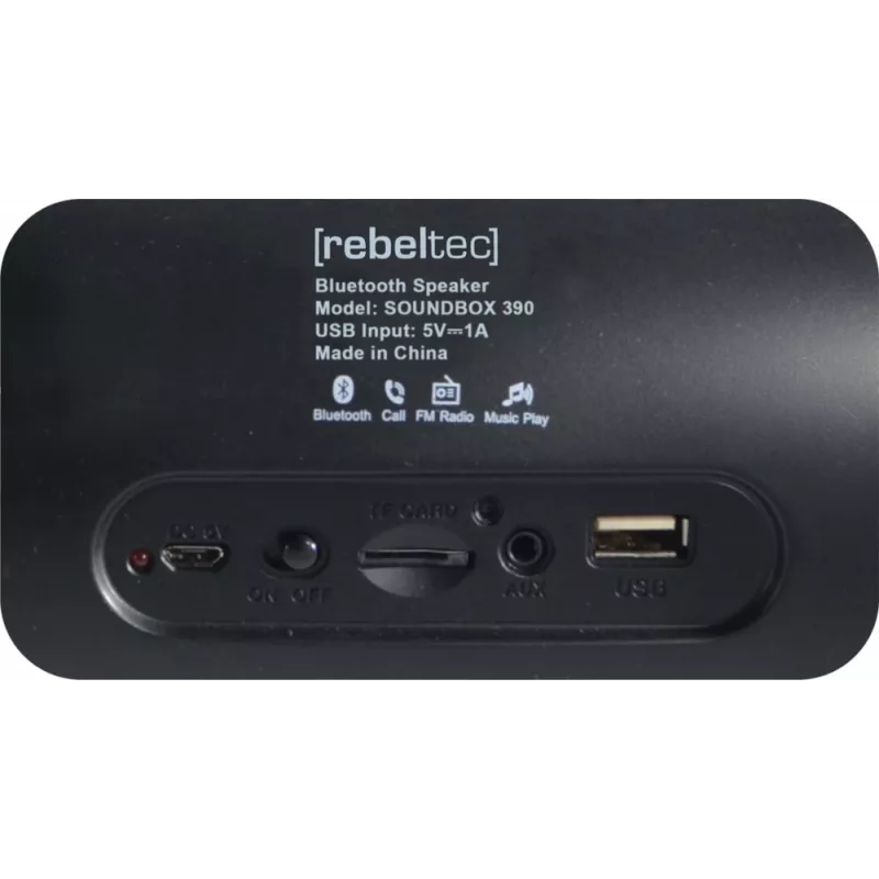 Draagbare luidspreker Rebeltec SoundBox 390 zwart