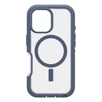 Otterbox OB Defnd Xtclear Apple IPHONE16 Mountain Storm - CLEAR/blauw (77-96064) transparante hoes