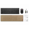 Lenovo toetsenbord en muis draadloos zwart