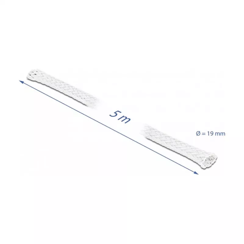 Kabelslang DeLOCK 20695 wit