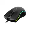 Bedrade verwarmde gaming-muis ActiveJet AMY-W390 — dubbelhandig, optisch 2000 DPI, USB Type-A, 4 knoppen, zwart