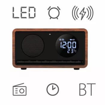 MANTA RDI912B Rimini radiowekker zwart met 12-inch display en 8 GB geheugen