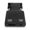 SAVIO CL-145 VGA-naar-HDMI-converter, audio, Full HD, zwart