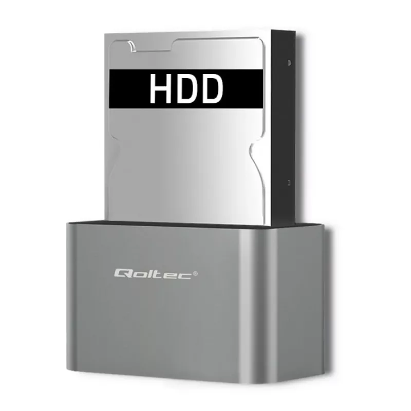 Qoltec 5315 dockingstation HDD/SSD | 2.5/3.5 SATA | USB 3.0