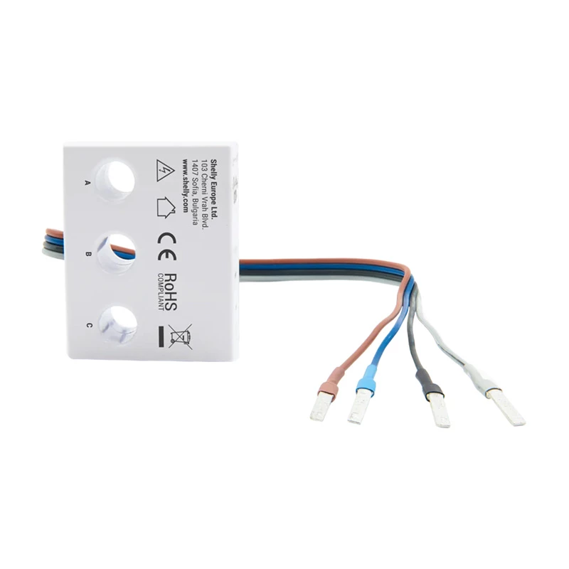 WiFi-energiemeter Shelly 3EM-63W Gen3 — 3-kanaals netstroommeter