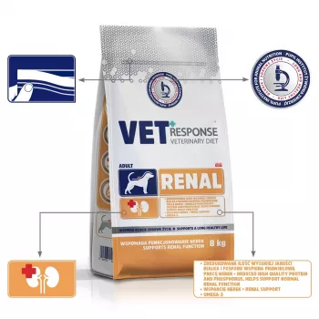 VET RESPONSE Renal - droogvoer voor honden - 8 kg