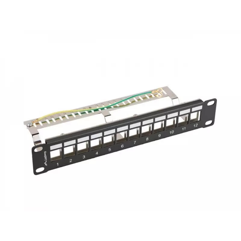 Patchpanel LANBERG PPKS-9212-B 12-poorts 1U 10 inch FTP