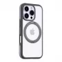 Torras Ostand R Fusion X00FX1880 hoes voor iPhone 16 Pro, 360° draaibare ring, magnetisch, titaangrijs