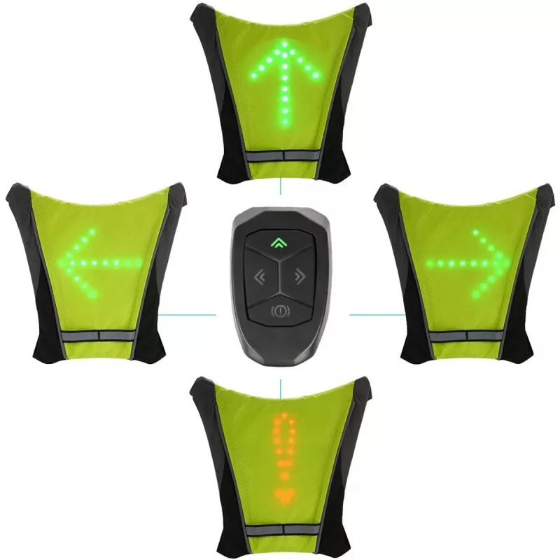 Maclean MCE420 veiligheidsvest met led-indicatielampje