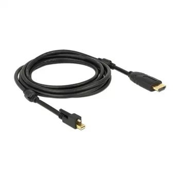 Videokabel-adapter DeLOCK 83731 Mini DisplayPort naar HDMI 3m zwart