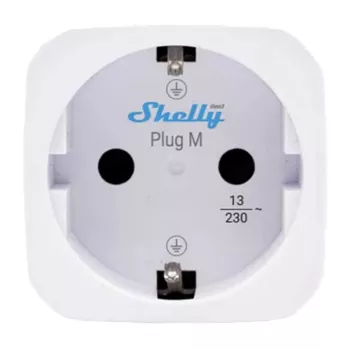 Shelly Plug PM Gen3 Matter 13A slimme stekker, wit