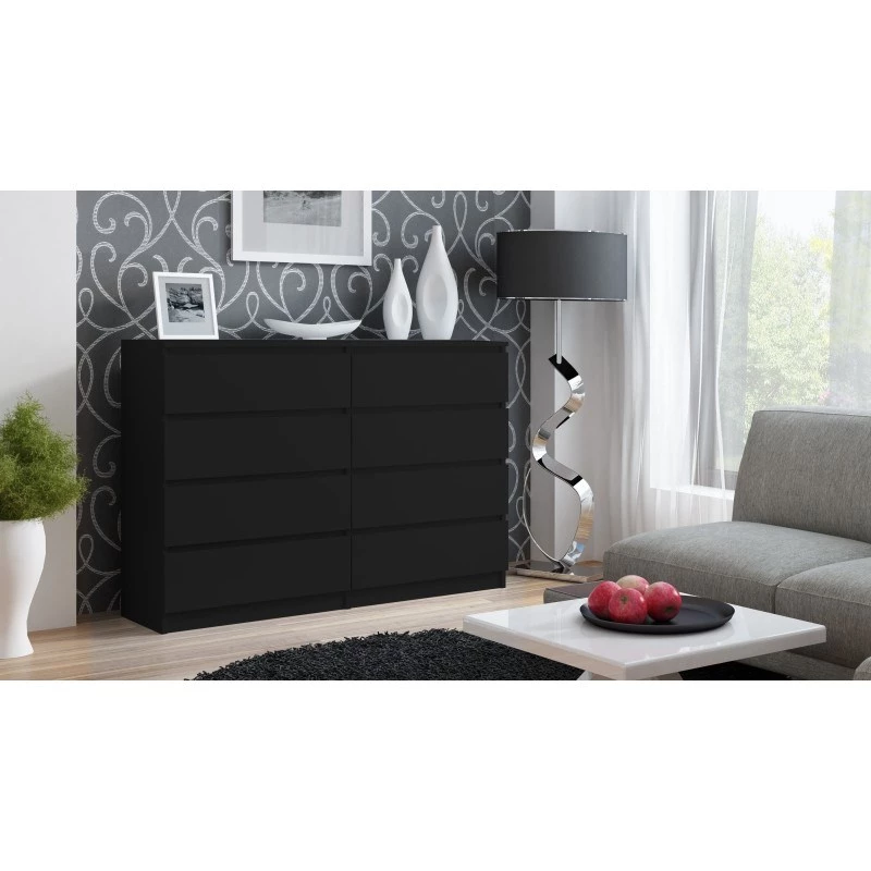 Topeshop M8 140 CZERŃ ladekast, zwart