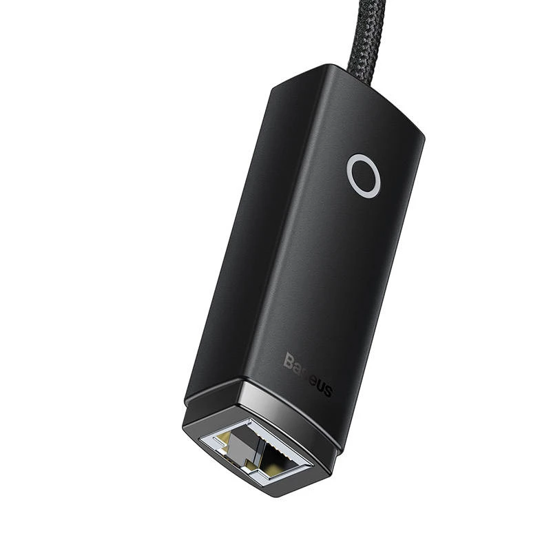 Baseus Lite Series USB naar RJ45 netwerkadapter, 100Mbit/s (zwart)
