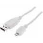 USB-kabel ShiverPeaks BS77182-W 1,8 m USB 2.0 Micro-USB B wit