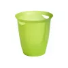 Durable TREND ronde prullenbak 31,5 cm, groen doorschijnend