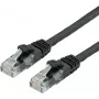 UTP-patchkabel Cat6a, CU, zwart, 0,3 m – kabel – netwerk (21.99.1464)