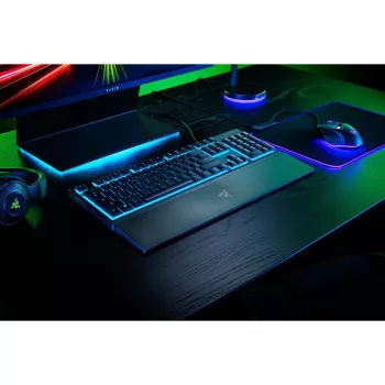 Razer Ornata V3 X gamingtoetsenbord, US, bedraad, RGB, zwart, stil membraan, met numeriek toetsenblok