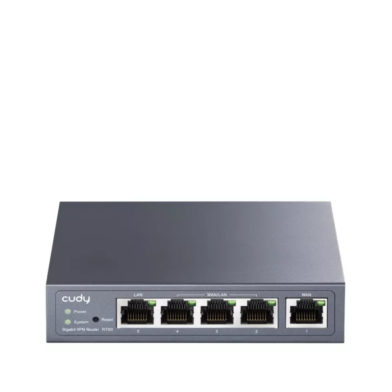Cudy Gigabit Multi-WAN VPN-router bekabelde router Fast Ethernet, Gigabit Ethernet grijs