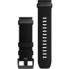 Garmin vervangingsarmband QuickFit 26mm nylon zwart edelstaal (010-13010-00)