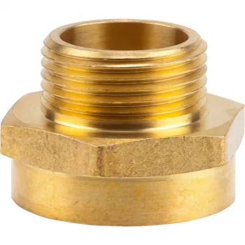 Gardena 7264-20 – draadnippel – goud – 26,5 mm (G 3/4) M – 33,3 mm (G 1) F (7264)