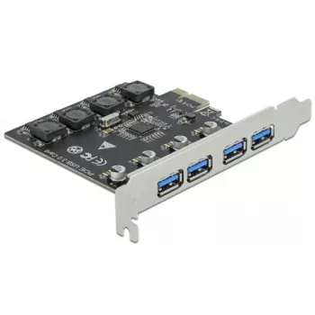 Delock PCI Express x1-kaart naar 4 x externe USB Type-A-aansluiting SuperSpeed USB