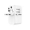 Fixed | Voyager 85W reisadapter voor EU, VK en VS/AUS, met 4x USB-C en 1x USB-uitgang | adapter