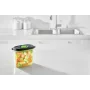 Bewaarcontainer FoodSaver FFC023X 1,8 L ovaal Tritan, zwart transparant, vacuümpomp, vaatwasmachinebestendig