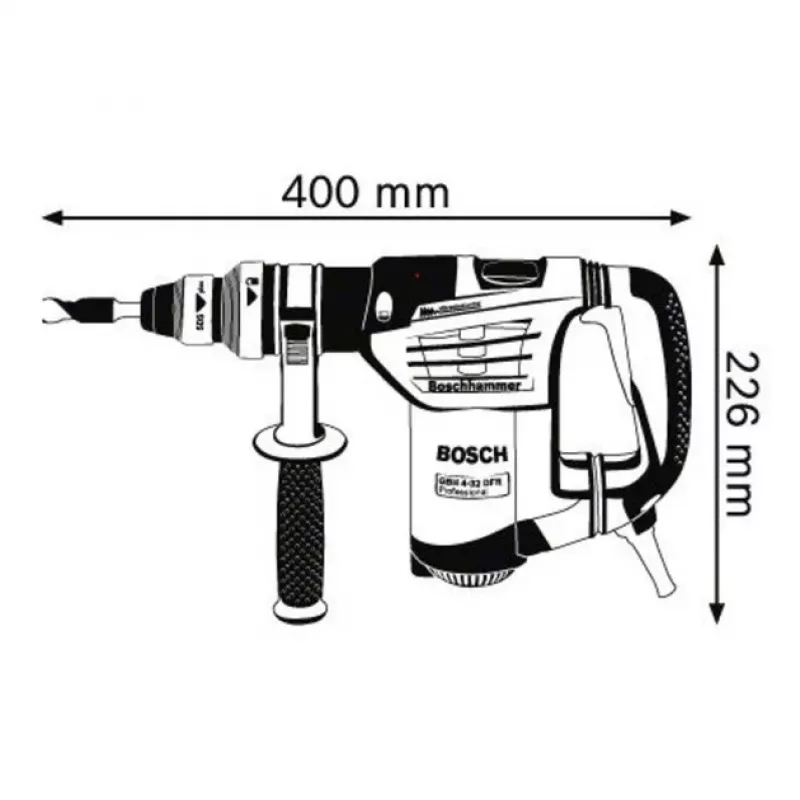 Bosch 0 611 332 101 boorhamer 900 W 800 t/min