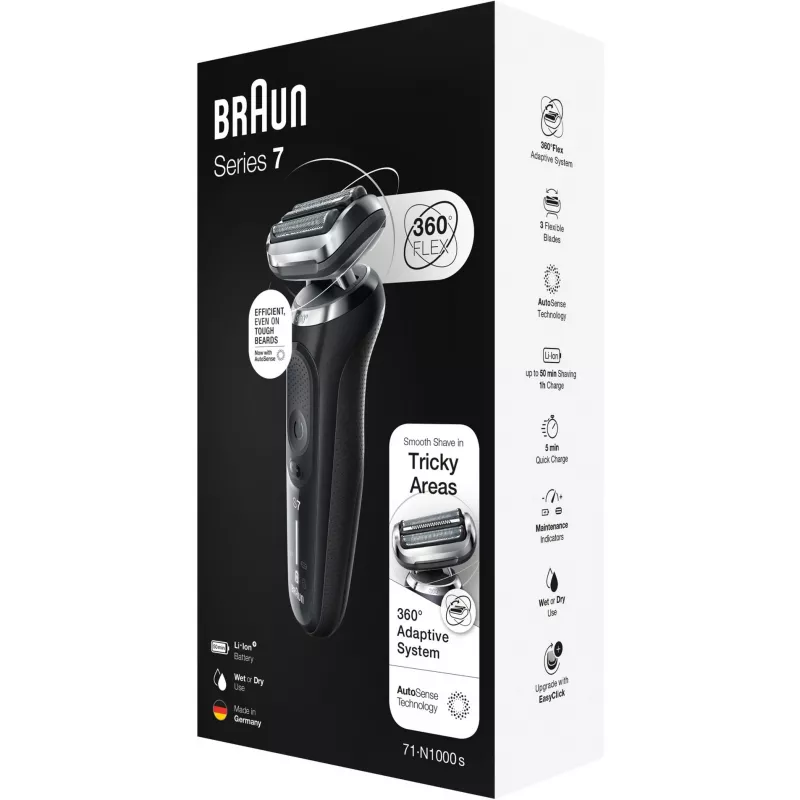 Braun Series 7 71-N1000s foliescheerapparaat zwart