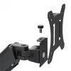 Maclean 2 monitorhouder, gasdrukveer, 17-32, 2-10 kg, zwart, MC-134