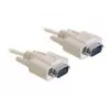 Seriële kabel DeLOCK RS-232 1 m beige DB-9