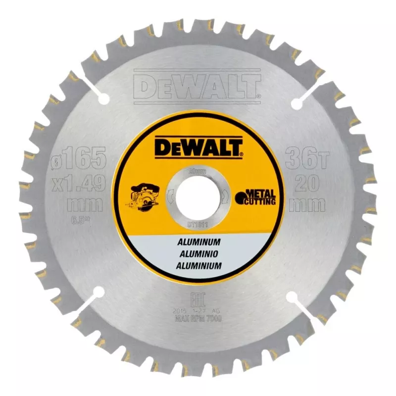 Zaagblad 165x20 DT1911 DEWALT