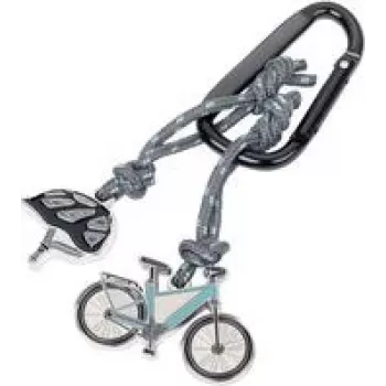 Sleutelhanger TROIKA E-BIKE KR24-02/BK duurzaam design licht