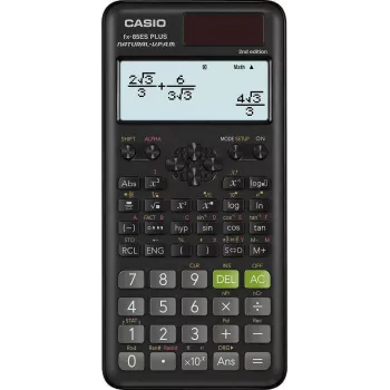 Casio FX-85ESPLUS-2 B wetenschappelijke rekenmachine 252 functies 77X162MM, kartonnen verpakking, zwart