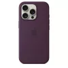 Apple iPhone 16 Pro siliconen case met MagSafe - pruim
