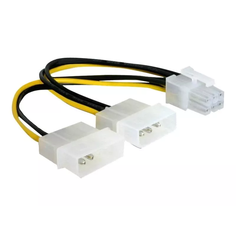 Stroomkabel voor PCI Express-kaart DeLOCK 82315 0,15m