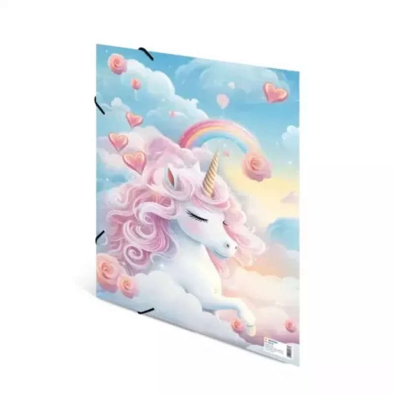 Omslagmap HERMA A3 Happy Unicorns