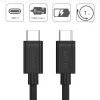 USB-kabel UNITEK Y-C477BK USB 3.2 Gen 1 1m USB C zwart