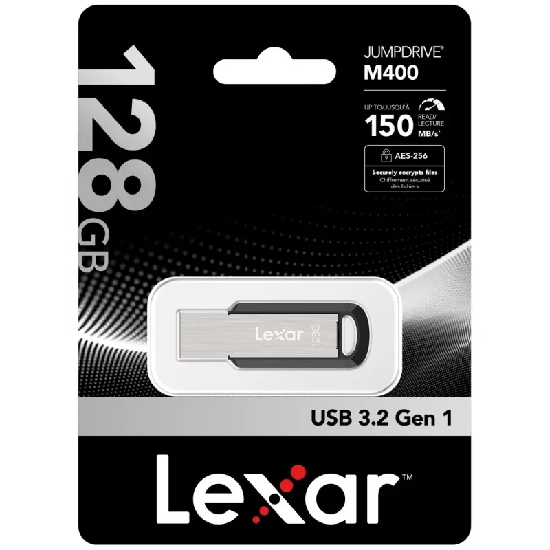 USB-flashstation Lexar 128 GB USB Type-A 3.2 Gen 1 JumpDrive M400