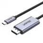 UNITEK V1409A kabeladapter USB-C DisplayPort zwart, grijs