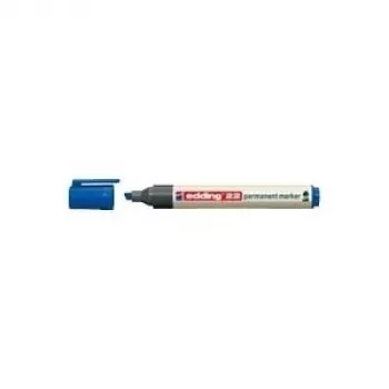 Permanentmarker Edding 22 EcoLine beitelsnijpunt blauw