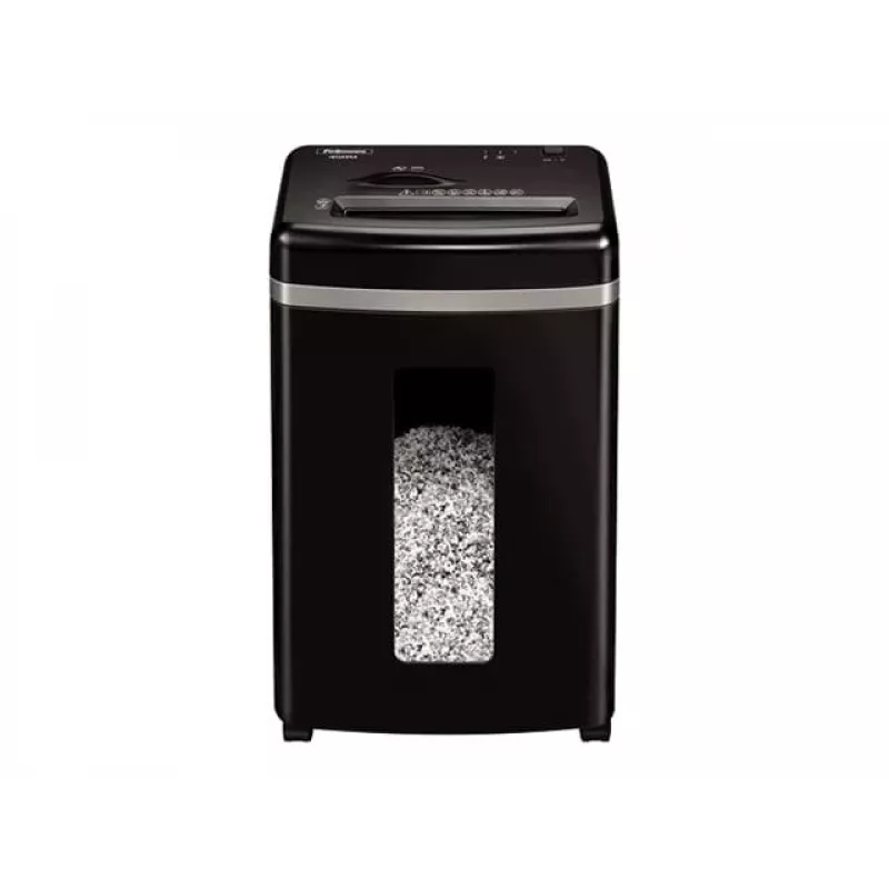 Papierversnipperaar Fellowes Powershred 450M micro-cut, capaciteit 9 vel, 2 x 12 mm, opvangbak 22 liter, zwart