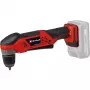 Einhell TE-AD 18 Li Solo accu-haakse boormachine, Power X-Change, 18 V, 45 Nm, zonder accu en lader, rood/zwart