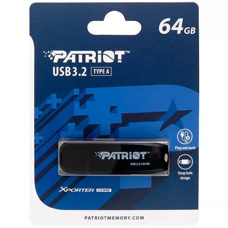 USB-stick Patriot Memory 64 GB USB Type-A 3.2 Gen 1 Xporter Core
