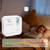 Koolmonoxide-sensor QOLTEC 52577 — batterijgevoed alarm, 85 dB geluidsniveau