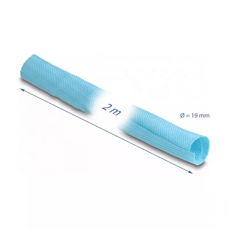 Kabelmantel DeLOCK 20878 blauw 2 cm polyester -50 tot 150 °C