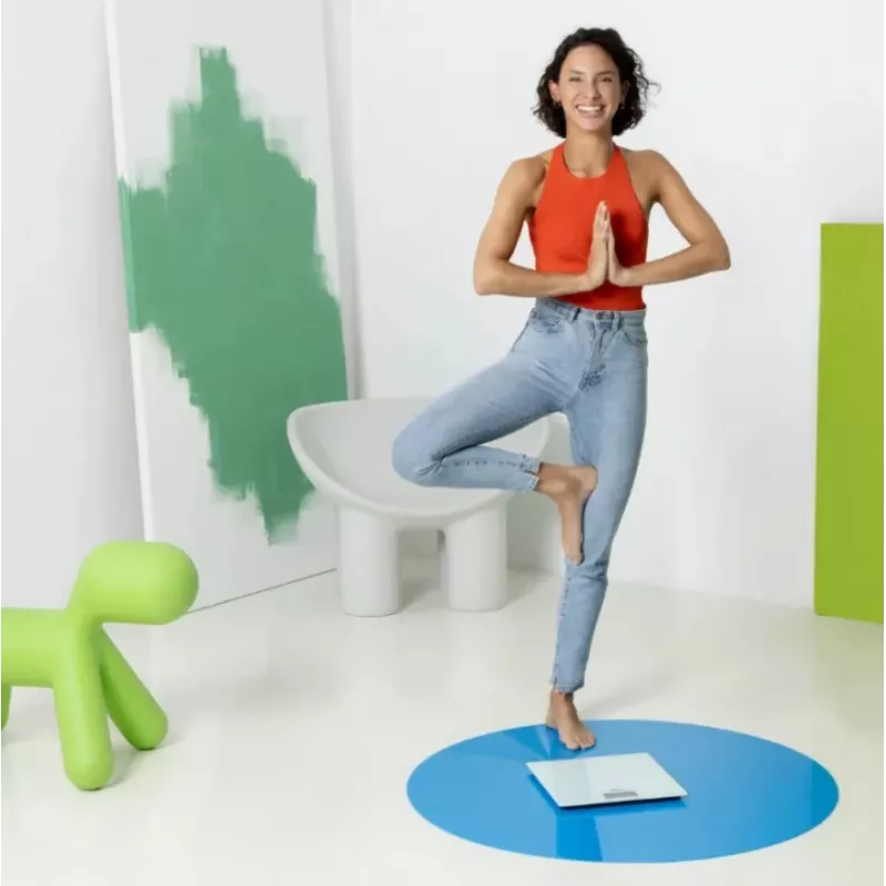 Ecomed by Medisana PS-72E personenweegschaal – 150 kg, glasplatform, wit