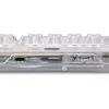 Crystal Shark, gaming-toetsenbord wit, DE-layout, KTT